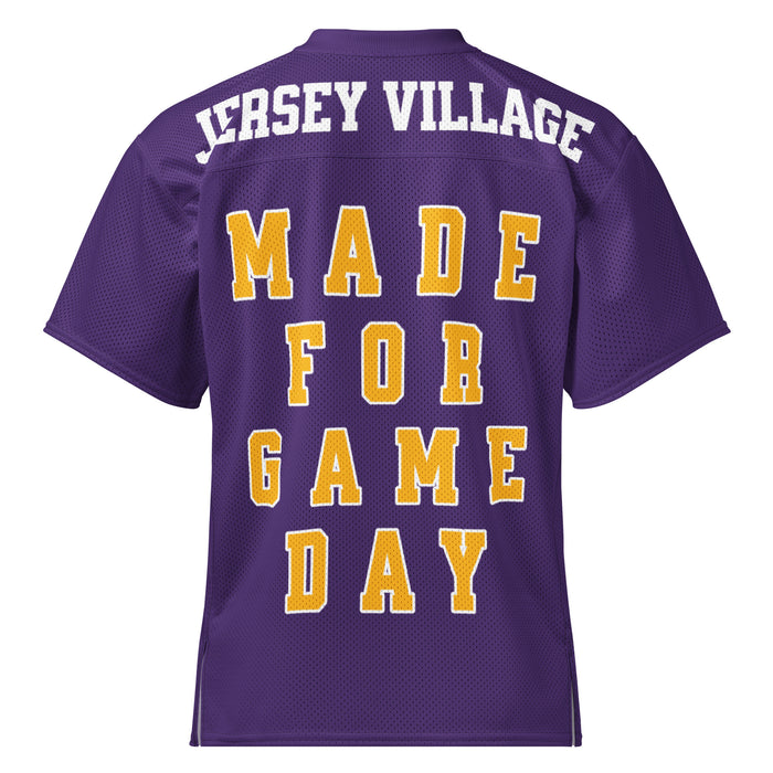 Back view of Jersey Village High School Falcons Football Jersey 103