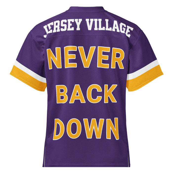 Back view of Jersey Village High School Falcons Football Jersey 104