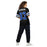 Back view of woman wearing Hebron High School Hawks Football Jersey 33