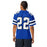 Back view of man wearing Hebron High School Hawks Football Jersey 22