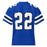Back view of Hebron High School Hawks Football Jersey 22