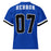 Back view of Hebron High School Hawks Football Jersey 07