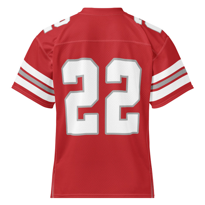 Back view of Katy High School Tigers Football Jersey 22