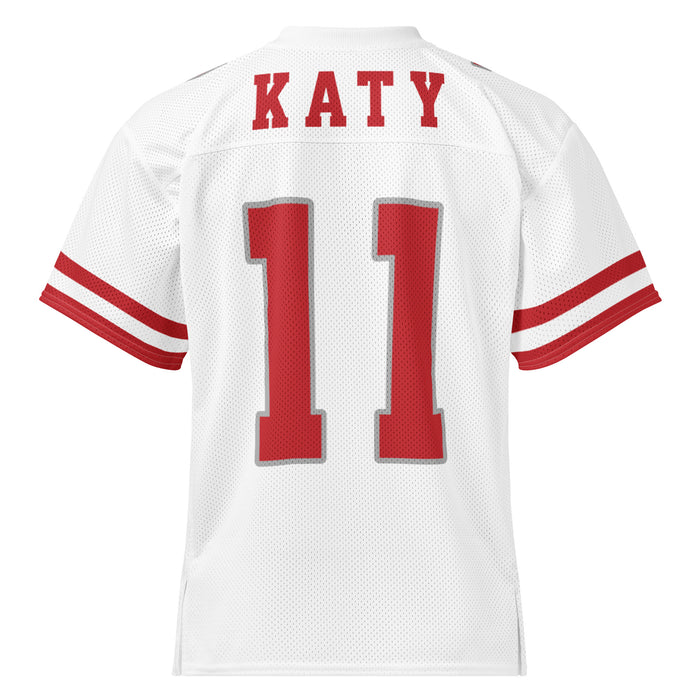Back view of Katy High School Tigers Football Jersey 11