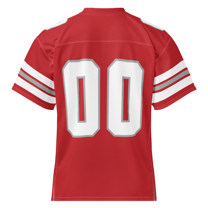 Back view of Katy High School Tigers Football Jersey 00