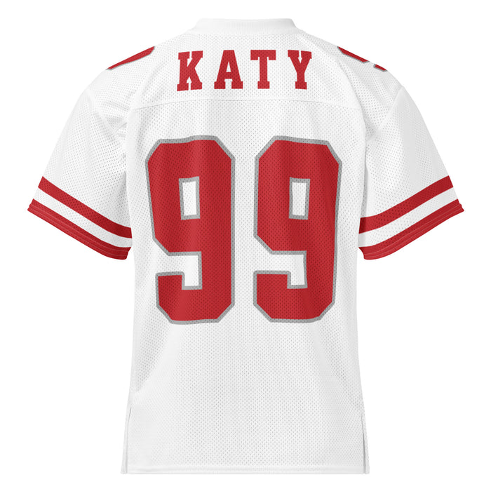 Back view of Katy High School Tigers Football Jersey 99