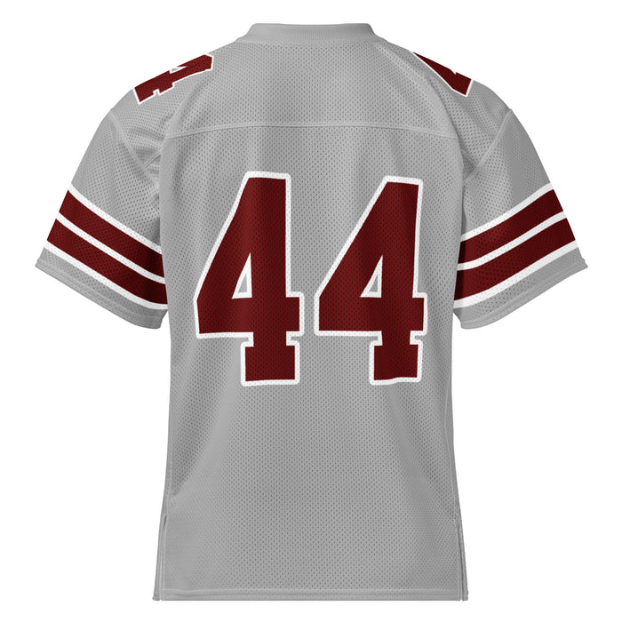 Back view of Lewisville High School Farmers Football Jersey 44