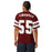 Back view of man wearing Lewisville High School Farmers Football Jersey 55