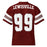 Back view of Lewisville High School Farmers Football Jersey 99