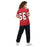 Back view of woman wearing MacArthur High School Generals Football Jersey 66