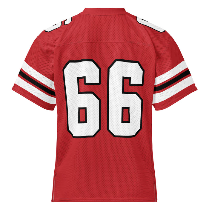 Back view of MacArthur High School Generals Football Jersey 66