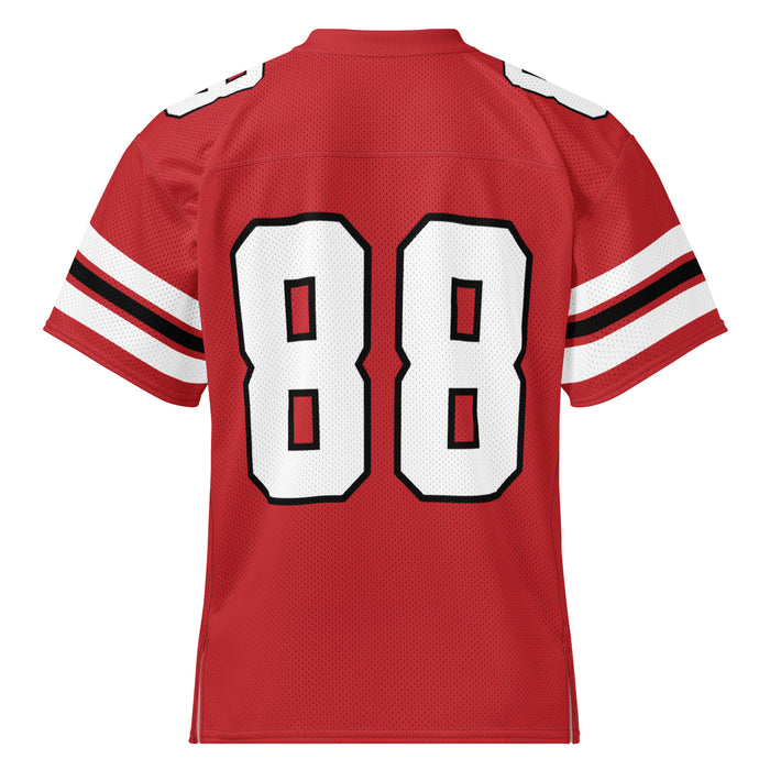 Back view of MacArthur High School Generals Football Jersey 88