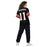 Back view of woman wearing MacArthur High School Generals Football Jersey 11