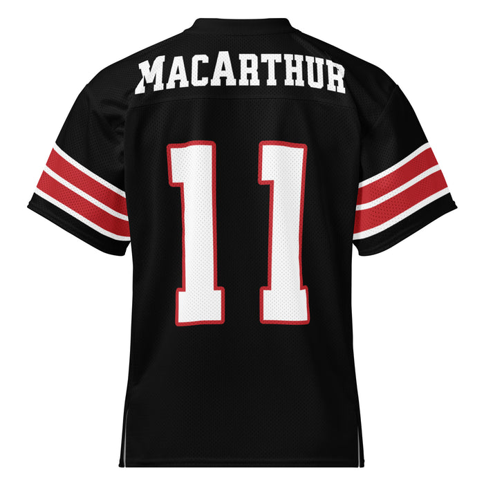 Back view of MacArthur High School Generals Football Jersey 11