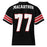 Back view of MacArthur High School Generals Football Jersey 77