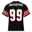Back view of MacArthur High School Generals Football Jersey 99