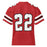 Back view of Martin High School Warriors Football Jersey 22