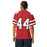 Back view of man wearing Martin High School Warriors Football Jersey 44
