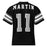 Back view of Martin High School Warriors Football Jersey 11