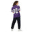 Back view of woman wearing Morton Ranch High School Mavericks Football Jersey 00