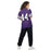 Back view of woman wearing Morton Ranch High School Mavericks Football Jersey 44