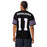 Back view of man wearing Morton Ranch High School Mavericks Football Jersey 11