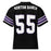 Back view of Morton Ranch High School Mavericks Football Jersey 55