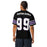 Back view of man wearing Morton Ranch High School Mavericks Football Jersey 99