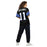Back view of woman wearing New Caney High School Eagles Football Jersey 11