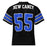 Back view of New Caney High School Eagles Football Jersey 55