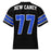 Back view of New Caney High School Eagles Football Jersey 77