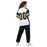 Back view of woman wearing Nimitz High School Cougars Football Jersey 00