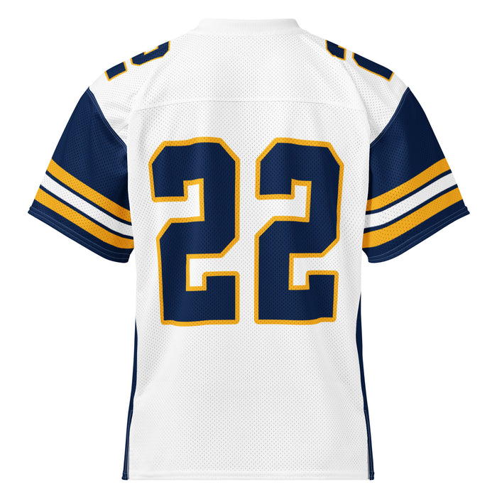 Back view of Nimitz High School Cougars Football Jersey 22