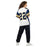 Back view of woman wearing Nimitz High School Cougars Football Jersey 22