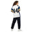 Back view of woman wearing Nimitz High School Cougars Football Jersey 44