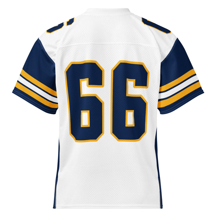 Back view of Nimitz High School Cougars Football Jersey 66