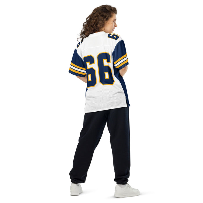 Back view of Nimitz High School Cougars Football Jersey 66