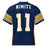 Back view of Nimitz High School Cougars Football Jersey 11