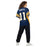 Back view of woman wearing Nimitz High School Cougars Football Jersey 11
