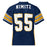 Back view of Nimitz High School Cougars Football Jersey 55