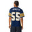 Back view of man wearing Nimitz High School Cougars Football Jersey 55