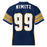 Back view of Nimitz High School Cougars Football Jersey 99