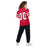 Back view of woman wearing North Shore High School Mustangs Football Jersey 00