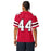 Back view of man wearing North Shore High School Mustangs Football Jersey 44