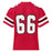 Back view of North Shore High School Mustangs Football Jersey 66