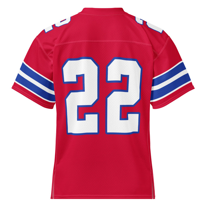 Back view of Oak Ridge High School War Eagles Football Jersey 22