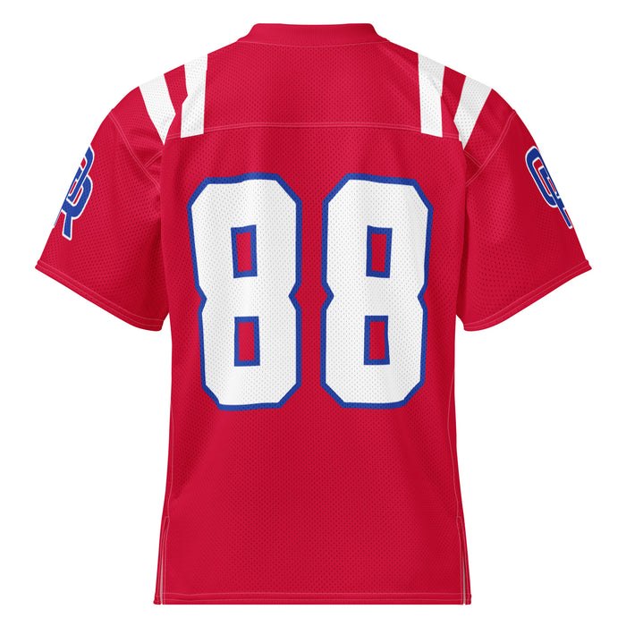 Back view of Oak Ridge High School War Eagles Football Jersey 88