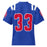 Back view of Oak Ridge High School War Eagles Football Jersey 33