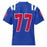 Close-up view of Oak Ridge High School War Eagles Football Jersey 77