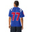 Back view of man wearing Oak Ridge High School War Eagles Football Jersey 77